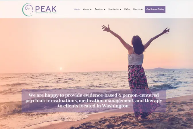 web design service medical website sample four